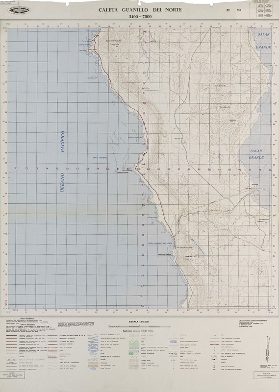 Caleta Guanillo del Norte 2100 - 7000 [material cartográfico] : Instituto Geográfico Militar de Chile.