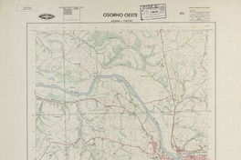 Osorno Oeste 403000 - 730730 [material cartográfico] : Instituto Geográfico Militar de Chile.