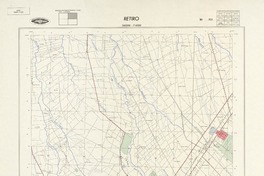 Retiro 360000 - 714500 [material cartográfico] : Instituto Geográfico Militar de Chile.