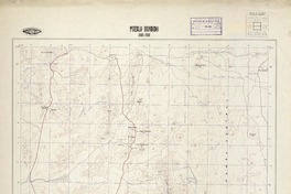 Pueblo Hundido 2600 - 7000 [material cartográfico] : Instituto Geográfico Militar de Chile.