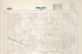 Quebrada Salitrosa 2630 - 7000 [material cartográfico] : Instituto Geográfico Militar de Chile.