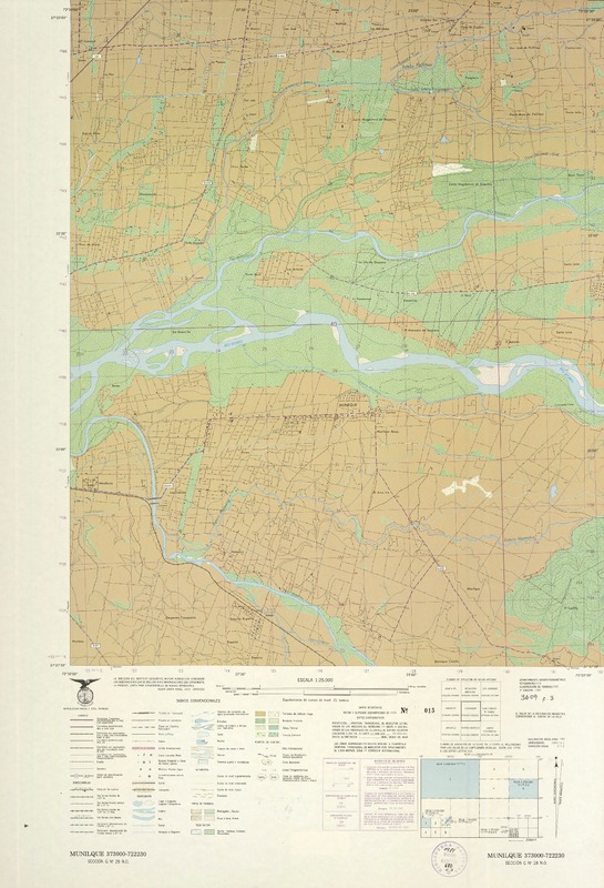 Munilque 373000 - 722230 [material cartográfico] : Instituto Geográfico Militar de Chile.