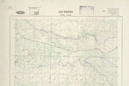 Las Cruces 332230 - 713000 [material cartográfico] : Instituto Geográfico Militar de Chile.