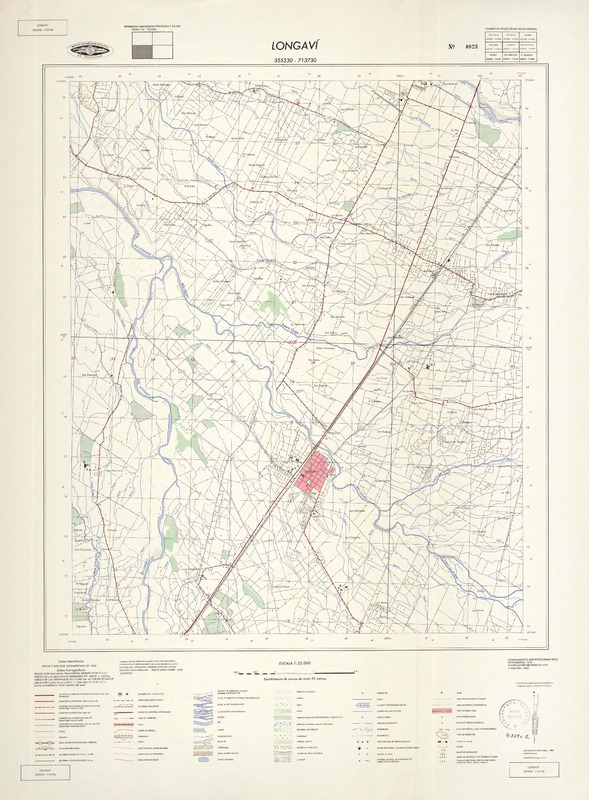 Longaví 355230 - 713730 [material cartográfico] : Instituto Geográfico Militar de Chile.