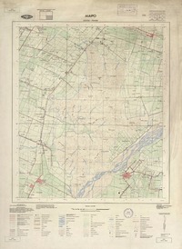 Maipo 333730 - 704500 [material cartográfico] : Instituto Geográfico Militar de Chile.