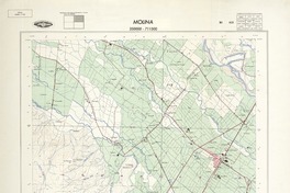 Molina 350000 - 711500 [material cartográfico] : Instituto Geográfico Militar de Chile.