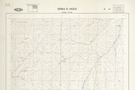 Sierra el Molle 274500 - 701500 [material cartográfico] : Instituto Geográfico Militar de Chile.