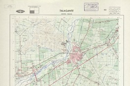 Talagante 333730 - 705230 [material cartográfico] : Instituto Geográfico Militar de Chile.