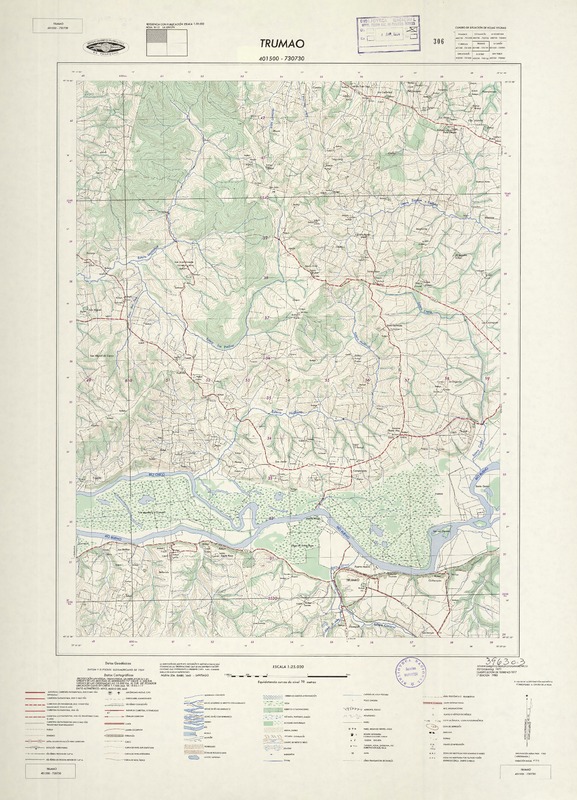 Trumao 401500 - 730730 [material cartográfico] : Instituto Geográfico Militar de Chile.