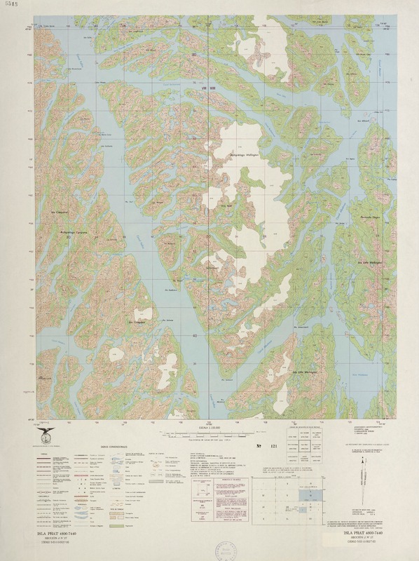 Isla Prat 4800 - 7440 [material cartográfico] : Instituto Geográfico Militar de Chile.