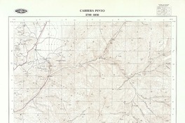 Carrera Pinto 2700 - 6930 [material cartográfico] : Instituto Geográfico Militar de Chile.
