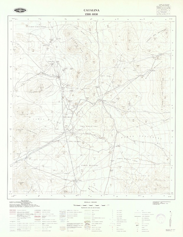 Catalina 2500 - 6930 [material cartográfico] : Instituto Geográfico Militar de Chile.