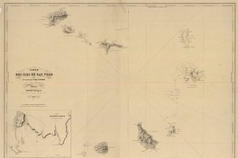 Carte des Iles du Cap Verd  [material cartográfico] par les Lieutenants Vidal & Mudge.