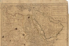 Carte de l'Egypte de la Nubie de l'Abissinie  [material cartográfico] par Guillaume De Lisle.