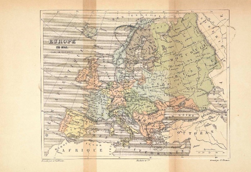 Europe en 1648 Traité de Westphalie [material cartográfico]: dressée par A. Vuillemin; gravée par E. Wormser.