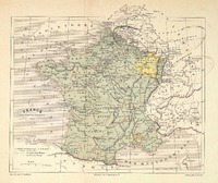 France a la mort de Louis XIV, 1715 Traité de Westphalie [material cartográfico]: dressé par A. Vuillemin; gravé par E. George.