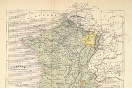 France a la mort de Louis XIV, 1715 Traité de Westphalie [material cartográfico]: dressé par A. Vuillemin; gravé par E. George.