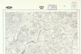 Camiña 1900 - 6900 [material cartográfico] : Instituto Geográfico Militar de Chile.