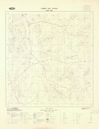 Cerro del Pingo 2530 - 7000 [material cartográfico] : Instituto Geográfico Militar de Chile.
