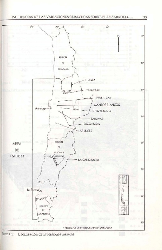 Localización de inversiones mineras  [material cartográfico]