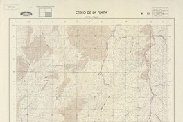 Cerro de la Plata 273730 - 700000 [material cartográfico] : Instituto Geográfico Militar de Chile.