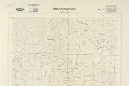 Cerro Horquetudo 310730 - 711500 [material cartográfico] : Instituto Geográfico Militar de Chile.