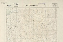 Cerro Manquehue 331500 - 703000 [material cartográfico] : Instituto Geográfico Militar de Chile.