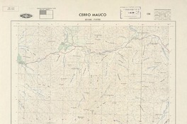 Cerro Mauco 331500 - 710730 [material cartográfico] : Instituto Geográfico Militar de Chile.