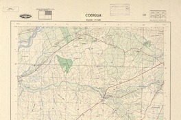 Codigua 334500 - 711500 [material cartográfico] : Instituto Geográfico Militar de Chile.