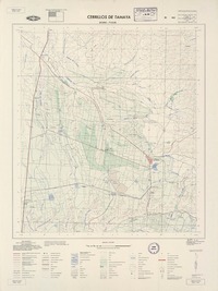 Cerrillos de Tamaya 303000 - 712230 [material cartográfico] : Instituto Geográfico Militar de Chile.