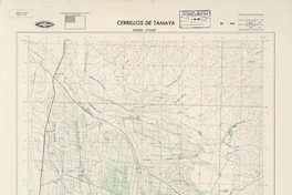 Cerrillos de Tamaya 303000 - 712230 [material cartográfico] : Instituto Geográfico Militar de Chile.