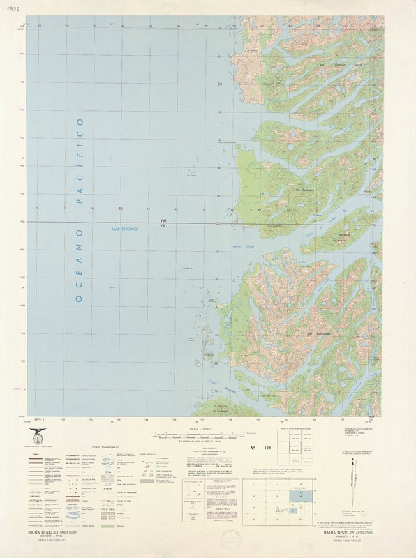 Bahía Dineley 4830 - 7520 [material cartográfico] : Instituto Geográfico Militar de Chile.