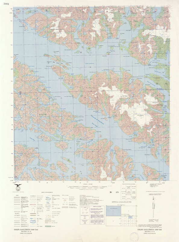 Golfo Xaultegua 5300 - 7245 [material cartográfico] : Instituto Geográfico Militar de Chile.
