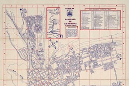 Plano de la ciudad de La Serena  [material cartográfico] Sergio A. Hones C., dibujante técnico.