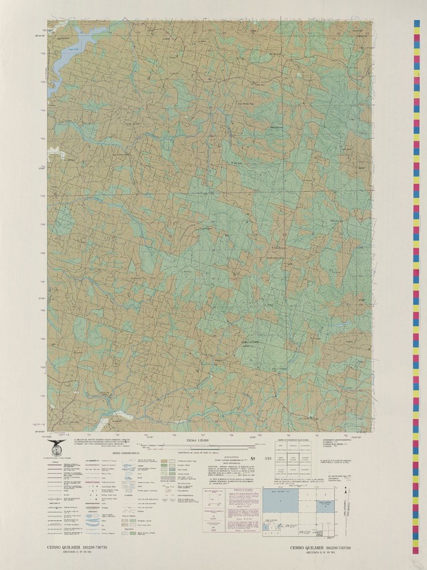 Cerro Quilmer 385230- 730730 [material cartográfico] : Instituto Geográfico Militar de Chile.