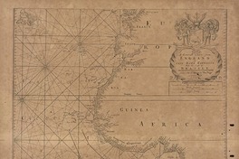 A Generall Chart from England to Cape Bona Espranca with the Coast of Brasile  [material cartográfico] Sold by Willm Mount & Thos. Page on Tonver Hill.