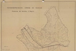 Fotointerpretación Comuna de Hijuelas, Provincia de Quillota V Región  [material cartográfico].