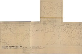 Centros urbanos-rurales Comuna de Calama  [material cartográfico] I. Municipalidad de Calama ; dibujó Fernando Araya.
