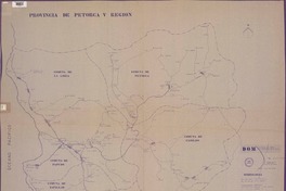 Provincia de Petorca : V Región [material cartográfico] : Municipalidad de La Ligua, Dirección de Obras. Dibujó María Inés Farfan