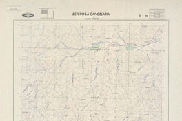 Estero La Candelaria 344500 - 712230 [material cartográfico] : Instituto Geográfico Militar de Chile.