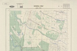General Cruz 365230 - 721500 [material cartográfico] : Instituto Geográfico Militar de Chile.