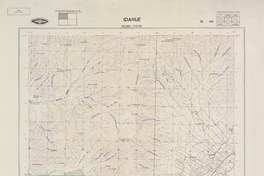 Idahue 341500 - 710730 [material cartográfico] : Instituto Geográfico Militar de Chile.