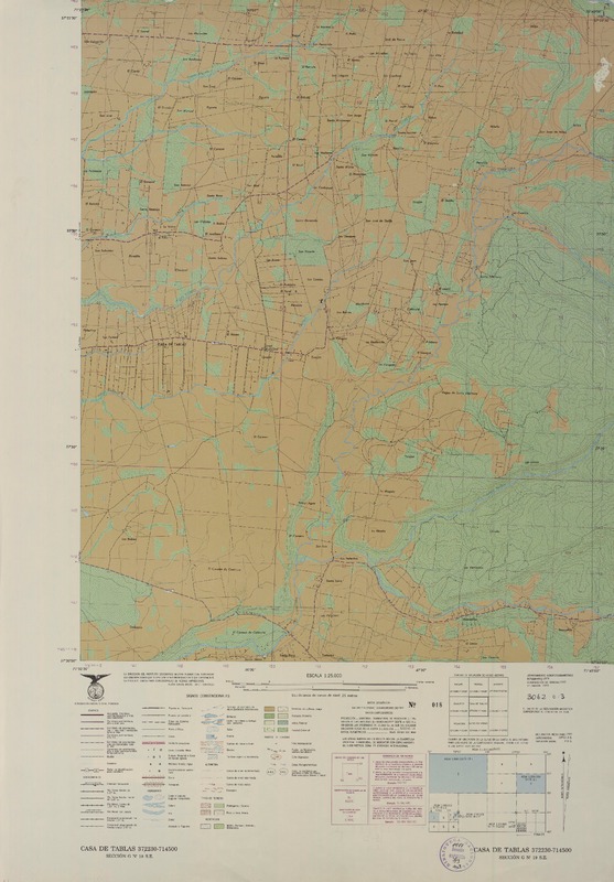 Casa de Tablas 372230 - 714500 [material cartográfico] : Instituto Geográfico Militar de Chile.