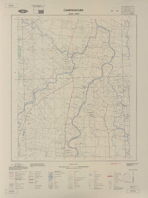 Campanacura 355230 - 720000 [material cartográfico] : Instituto Geográfico Militar de Chile.
