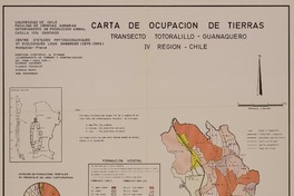 Carta de ocupación de tierras IV región - Chile [material cartográfico] : M. Etienne, dirección científica.