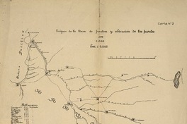 Croquis de la línea de frontera y ubicación de los fuertes en 1800  [material cartográfico].