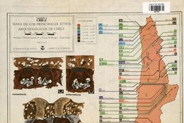 Mapa de los principales sitios arqueológicos de Chile  [material cartográfico] asesores: Horacio Larraín B. y Rubén Stebherg L.