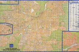 Plano de Santiago  [material cartográfico] Chilectra Metropolitana.