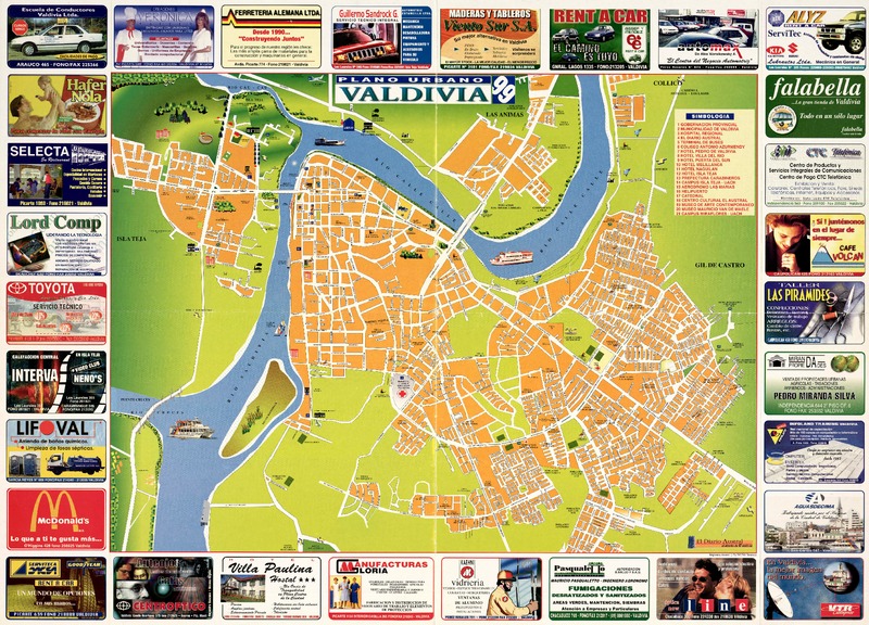 Plano urbano Valdivia 99  [material cartográfico]