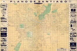 Plano de Santiago  [material cartográfico] confeccionado por Oscar Raby Alfaro.